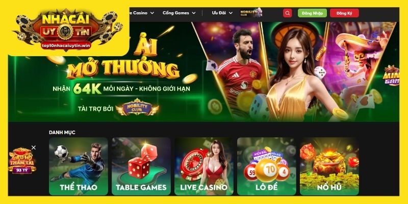 Các sảnh game Kong88 và Mu88 đa dạng