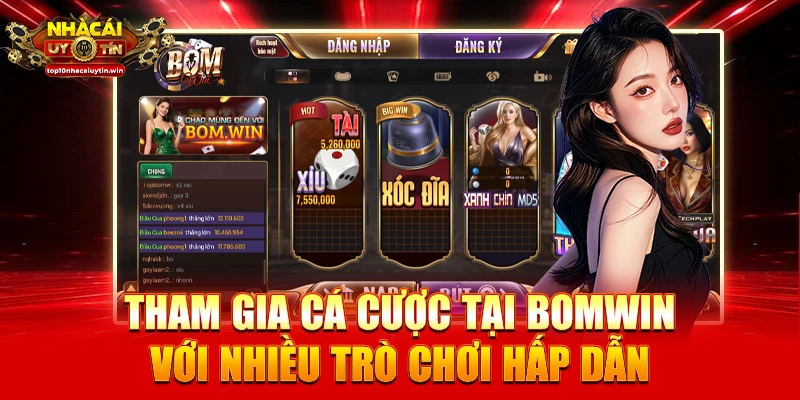 Bomwin đăng ký mới nhận 50K